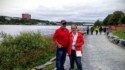 Roger and Donna at Quidi Vidi Lake